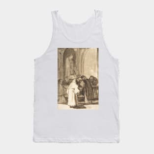 Figures inside a church by Francisco Goya Tank Top